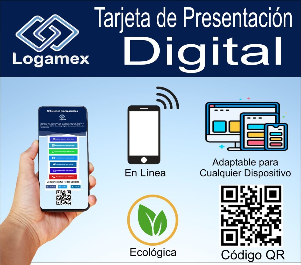 LOGAMEX Tarjeta de Presentación Digital